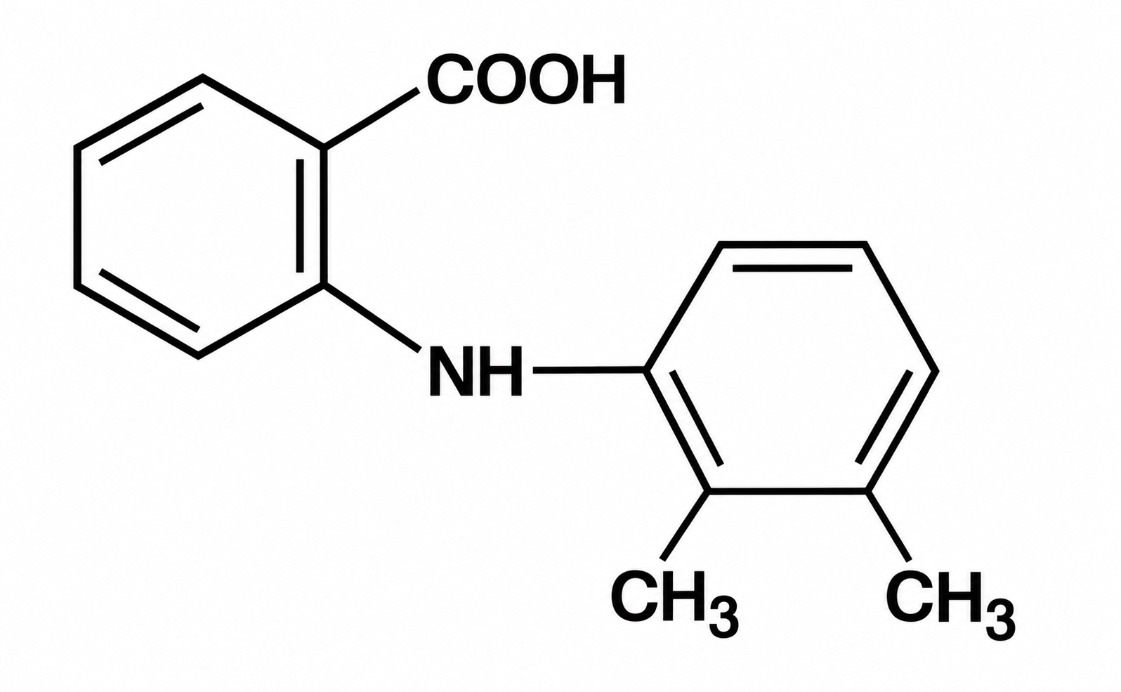 Structural Formula of Paracetamol