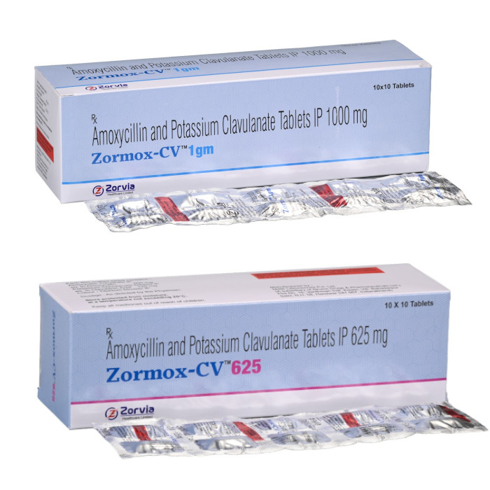 Zormox CV 625 mg / 1 g Tablets